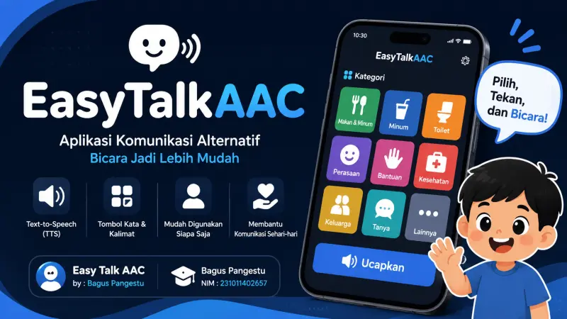 EasyTalkAAC – Aplikasi Komunikasi Alternatif Berbasis Android Menggunakan Text-to-Speech (TTS)