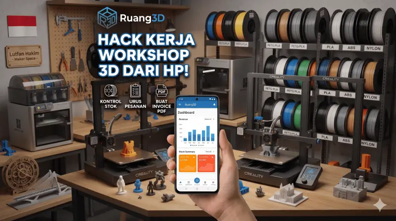 Ruang3d - aplikasi manjemen pelaku usaha bidang jasa 3d printing