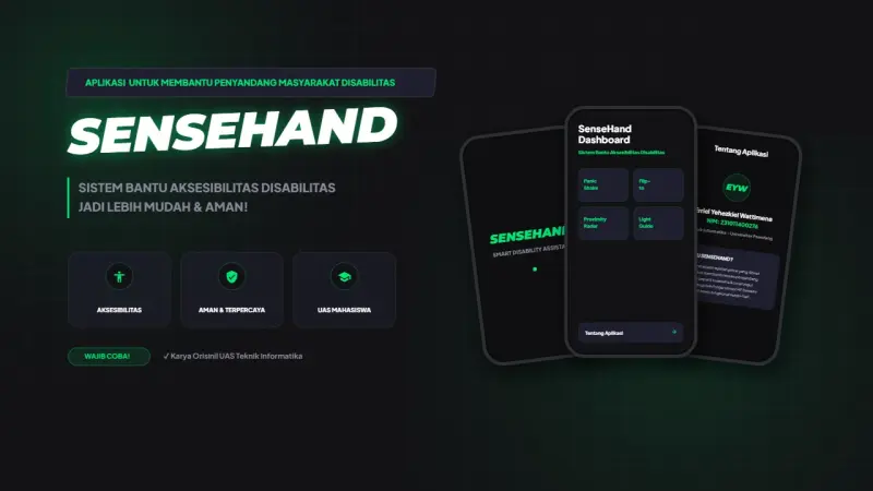 SENSEHAND APLIKASI UNTUK MASYARAKAT PENYANDANG DISABILITAS