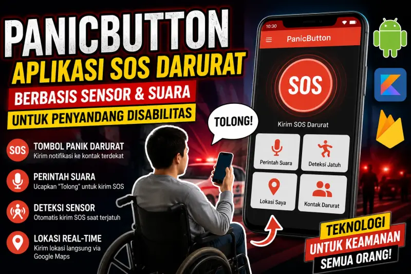 Aplikasi SOS Darurat Berbasis Sensor & Suara untuk Penyandang Disabilitas