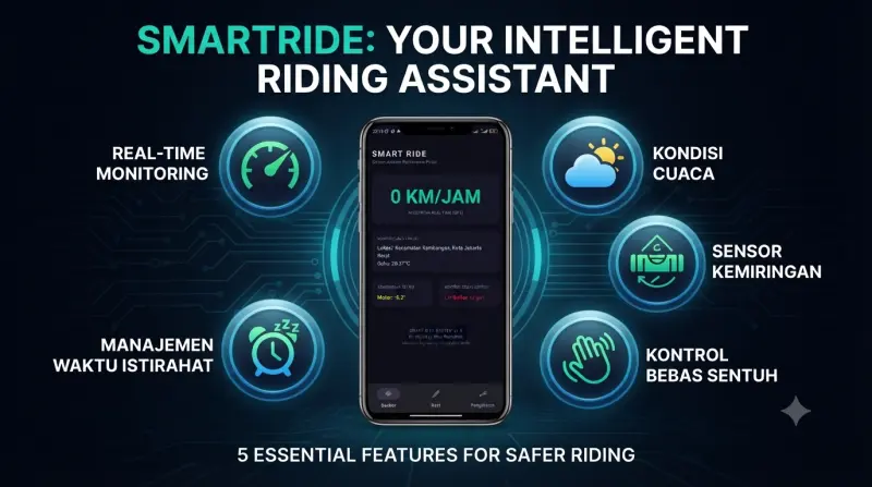 Smartride: Sistem Pemantauan Perilaku Berkendara Berbasis Sensor Akselerometer dan GPS pada Platform Android